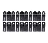 Multi Tool Blade 35mm Wide Coarse Cut High Carbon Steel (Hcs) For Wood & Plastic - 20 Pack - Compatible Universal Fit By Ufixt