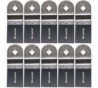 Multi Tool Blades 35mm Wide (10 Pack) - Bi-Metal For Wood, Plastic, Plasterboard & Soft Metals - Universal Bosch-Fit By Ufixt