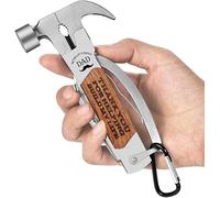 Multi Tool Gifts for Dad, Birthday Camping Presents Ideas for New Daddy, All in One Hammer Multitool, Cool Gadgets for Father Who Want Nothing