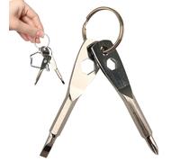 Multi Tool Key Chains - Alloy Steel Screwdriver Travel Screwdrivers - Versatile Keychain Gadgets Keychain Tool for Equipmen Maintenance