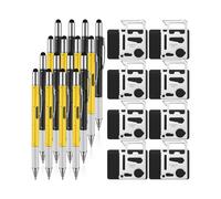 Multi Tool Pens for Men,6in1 Screwdriver Multi Function Pens Credit Card Tool Father'S Gifts for Dad Husband