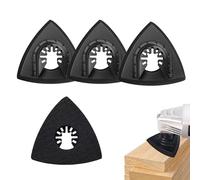 Multi Tool Sanding Pads 4Pcs 80mm Sanding Tools Multitool Triangle Sanding Pads Replacement Loop Oscillating Tool Accessories For Households And Maintenance Workers For Sanding Various Materials