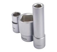 Multi-Toothed Socket 78mm for Diesel Fuel Pump Removal | 3-piece set, 1/2 inch drive, fits triangular screws, prevents stripping, essential for pump repair
