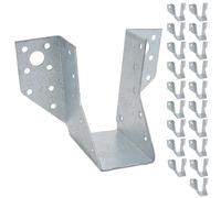 Multi Truss Joist Hanger Support Fixings 47mm (W) x 97mm (L) Galvanised 20pc
