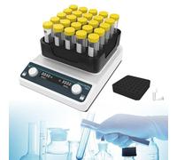 Multi-Tube Vortexer - Lab Vortex Mixer with DC Brushless Motor, Speed Range 1500-3000 RPM, Horizontal Swing 4mm, AC 110-220V