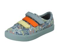 (Multi, UK 12 Child) Boys Clarks Canvas City Lane - G Fit