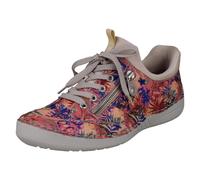 (Multi, UK 5) Ladies Rieker Ready2Go Slip On Jungle Print Trainers 52567