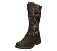 (Multi, UK 6.5) Ladies Rieker Knee High Zip/Lace Boots 94731