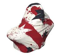 Multi-Use Baby Nursing Cover Patriotic Star of The American Flag Nursing Car Seat Cover for Babies, Soft Breathable Newborn Breastfeeding Essentials for Mom