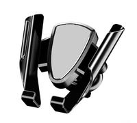 Multi Use Car Phone Holder for Air Outlet Vent with Adjustable 360 Degree Rotation and Silicone Protection for Smartphone Safety (grey)