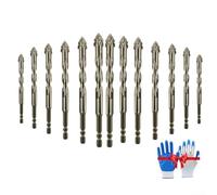 Multi Use Eccentric Drill Bit Set 13PC for Efficient Drilling and Threading in Various Materials