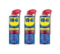 Multi-Use Lubricant Spray with Dual-Action Smart Straw, Silicone Free, 400ml, Pack of 3
