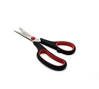 Multi Use Mini Scissor Snips - Handy, Small, Sharp and Strong. Soft Grip for Easy Control. Fine Edge, Stainless Steel Blades Produce Perfect Cutting Results. (Red)