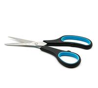 Multi Use Mini Scissor Snips - Handy, Small, Sharp and Strong. Soft Grip for Easy Control. Fine Edge, Stainless Steel Blades Produce Perfect Cutting Results. (Blue)