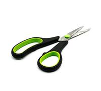 Multi Use Mini Scissor Snips - Handy, Small, Sharp and Strong. Soft Grip for Easy Control. Fine Edge, Stainless Steel Blades Produce Perfect Cutting Results. (Green)