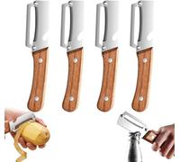 Multi-Use Peeler New Peeler Built-in Bottle Opener, for Squash, Pineapple, Sugarcane,4.1