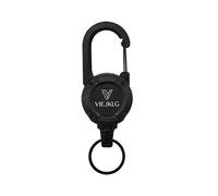 Multi-Use Retractable Badge Reel & Keychain: More Than 6 lbs Capacity, Cut-Resistant Cable, Safety Lock - All-in-One Clip for ID Badges, Keys, Tools, Work & Outdoor (1Pcs)
