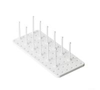 Multi Use Sink Side Rack for Managing Dishes and Produce with Thoughtful Layout for Daily Efficiency (White)