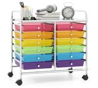 Multi-Use Trolley with 12 Lockable Wheels, Versatile nizer for Home s & Makeup Shops, Perfect for Professal & Personal Use
