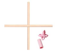 Multi-Use Wooden Yoga Stick, Spine Alignment Support, Wood, Portable Pósture Corrector Pole, Stretch Mobility Stick, Compact And Portable, For Home Office Gym