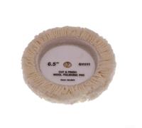 Multi Use Wool Polishing Pads for Cutting Buffing, Crafted from Natural Wool and Compatible with Different Polishing Compounds and Machines (6.5in)