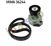 MULTI-V-BELT SET WITH TENSIONER FITS VOLVO S60 II S80 II V60 I V70 III XC60 I