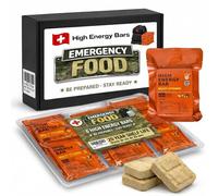 Multi-Vitamin Survival Ration - Pack of 6 sachets × 125 g - 3684 kcal - 10 vitamins & minerals - 20 years preservation - Emergency, hiking, preparation