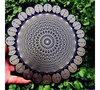 Multi-Wave Oscillator Tesla Coil, Sacred Geometry Resonance, 24 Coil MWO, 7.38 Hz Plate, Water Energization and Harmonic Balancing for Meditation