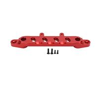 Multi-Wits 1/6 SCX6 RC Car Front Body Support Frame, Aluminum Alloy CNC Machined Mount for JLU WRANG LER, Lightweight Front Body Shell Mount with Precision Fit for 1/6 Scale RC Vehicles (Red)