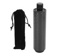 Multi-Wits 4 Inch Carbon Fiber Pool Cue Extension, Billiard Cue Extender Accessories with Rubber Bumper, Lightweight and Durable Cue Stick Extension for Enhanced Control and Power in Pool Gam