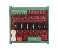 Multi-Wits 6 - Channel PLC DC Amplifier Transistor Output Power Board, PLC Transistor Amplifier with IRF9530N MOSFET, DIN Rail Mountable Industrial Control Module for 24V Systems