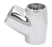Multi-Wits 60 Degree Tee Boat Hand Rail Fitting, 316 Stainless Steel Marine Tee Fitting for Yacht Kayak, Mirror Polished Corrosion Resistant 22mm or 25mm Handrail Connector (22MM)