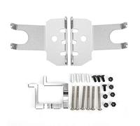 Multi-Wits Aluminum Alloy Front Rear Axle Protection Board, RC Axle Protection Board for 1/10 Axial Wraith RR10 Crawler, Durable Lightweight Underbody Skid Plate with Easy (Silver)