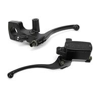 Multi-Wits Universal Hydraulic Brake Clutch Pump Lever Cylinder Assembly for 1in Handlebars, Aluminum Alloy CNC Forged Master Cylinder with 14ml Reservoir for Motorcycle ATV Under 400CC