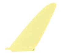 Multi-Wits Universal PVC Surfboard Fin, Surfboard Tail Rudder for Paddle Board, Lightweight Durable Fin with Unique Design for Enhanced Stability and Control, Compatible with All (Yellow)