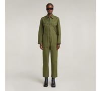 Multi Zip Winter Jumpsuit - Green - Women S