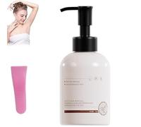 Multi-zone Soft Depilatory Cream, Body and Facial Hair Removal for Sensitive Skin, Hair Removal Cream with Spatula Applicator, Natural Ingredients, Gentle Formula for All Skin Type (1pc)