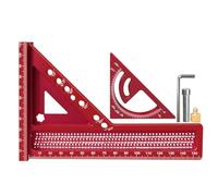 MultiAngle Measuring Ruler Triangle Scale Ruler Integrated Straightedge for Professional Construction Drafting Projects Long Aluminum Measuring Tool