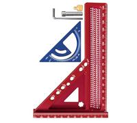 MultiAngle Measuring Ruler Triangle Scale Ruler Integrated Straightedge for Professional Construction Drafting Projects Long Aluminum Measuring Tool