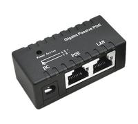 Multibao 12-52V Gigabit Power Over Ethernet Passive Poe injector Splitter 10/100/1000Mbps for IP camera