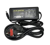 Multibao 12V 6A Power Supply, AC Adapter 100-240V 50-60hz 12V 72W Power Adapter Transformer Charger 5.5x2.5mm (2.1mm) DC Jack for CCTV Camera LED Light Strip