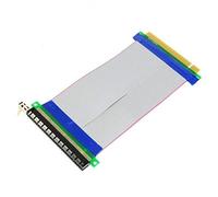 Multibao 16X to 16X PCI-E PCIe Express Extender Extension PC Ribbon Cable Riser Card Cord