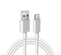 Multibao 1M USB A to Type C Cable 18A 240W Fast Charger Charging White Lead Perfect for Huawei/Vivo/Oppo/Honor Phones