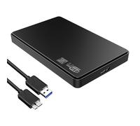 Multibao 2.5" Hard Drive Enclosure SATA HDD/SSD Caddy Case To USB 3.0 For LAPTOP DVR External Black Enclosure Box