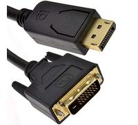 Multibao 2M DisplayPort Display Port DP to DVI-D 24+1 Male Digital Video Cable Lead PC TV (2)