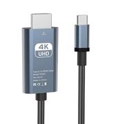 Multibao 2M Type C USB C To HDMI 4K Cable Adapter Mobile Phone Tablet HDTV Converter For Samsung Galaxy HUAWEI Macbook Xiaomi HTC