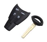 Multibao 4 Button Replacement Remote Key Fob Case Shell with WT47T Uncut Blank Blade, Empty Car Key Housing Compatible with Saab 93 95 2003-2009 9-3 Sport Sedan Convertible Combi Wagon