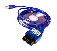 Multibao K+DCAN OBD2 Cable for BMW, FTDI FT232RL Chip with Switch, USB OBD2 Diagnostic Interface Compatible with INPA, EDIABAS, NCS Expert, ISTA