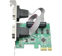 Multibao PCI-Express 2 ports Serial Card, Dual Port Serial RS-232 DB9 COM Card for Desktop PC