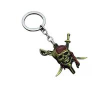 Multibao Pirates of the Caribbean Keyring Keychain Skeleton Punk Captain Jack Sparrow